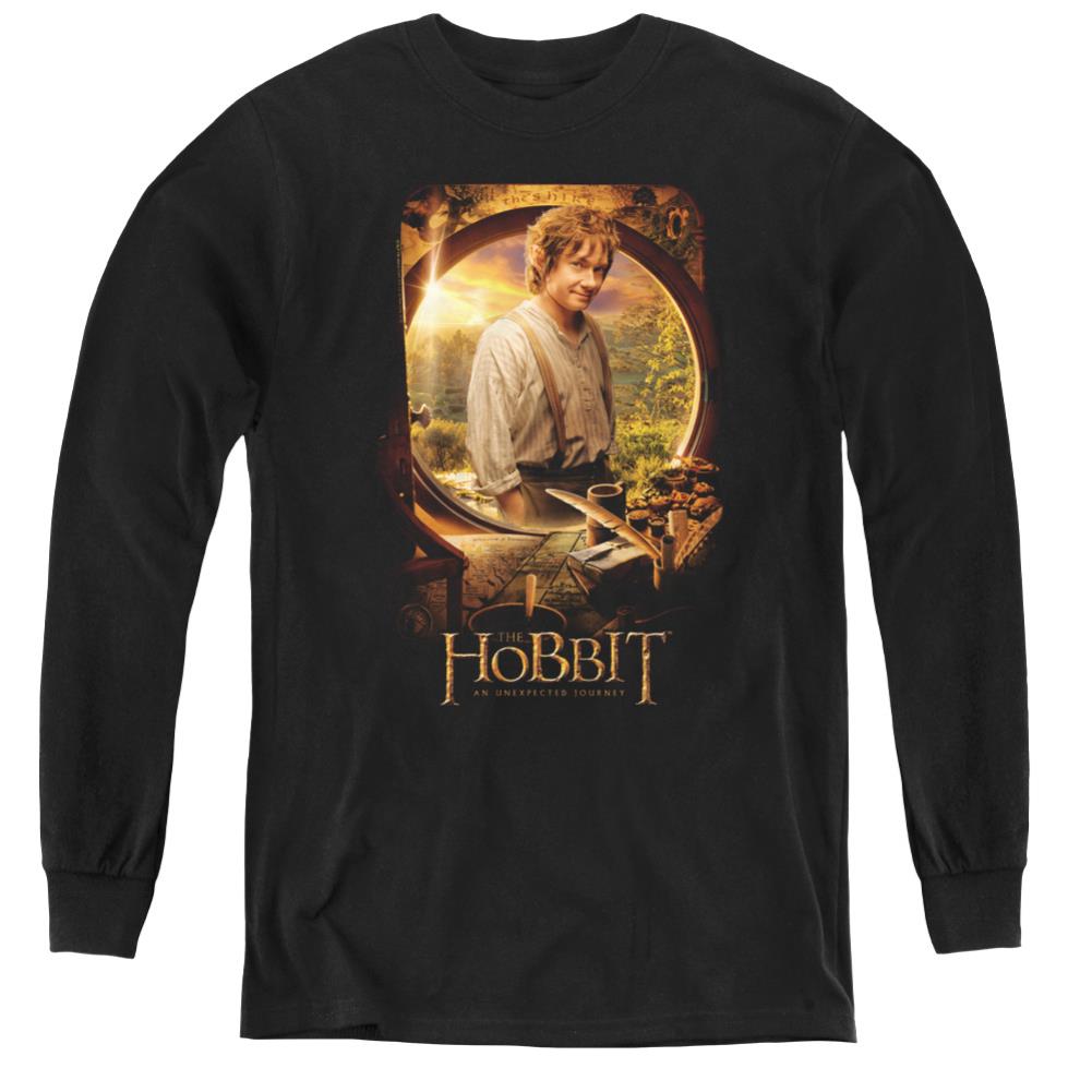 The Hobbit Bilbo Poster Youth Long-Sleeve T-Shirt
