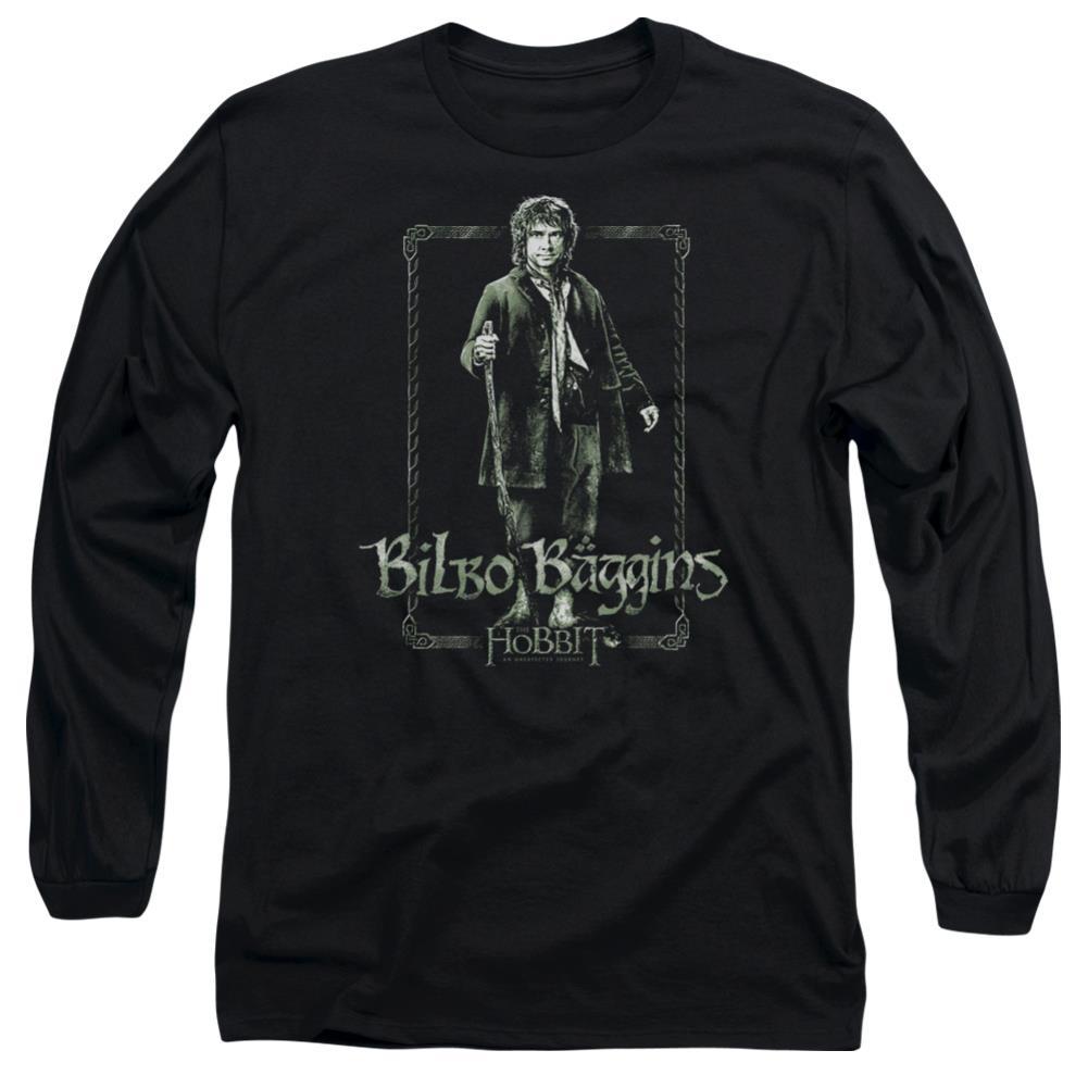The Hobbit Bilbo Stare Men's 18/1 Cotton Long-Sleeve T-Shirt