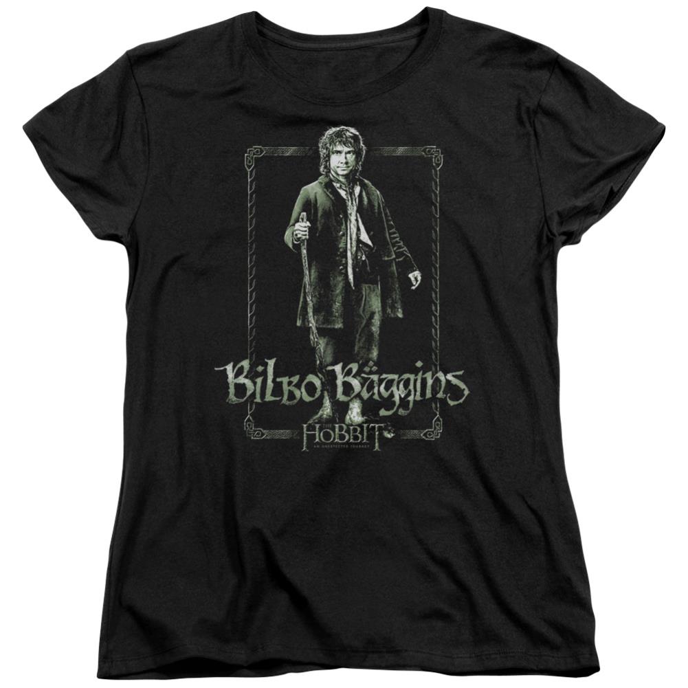 The Hobbit Bilbo Stare Women's 18/1 Cotton Short-Sleeve T-Shirt