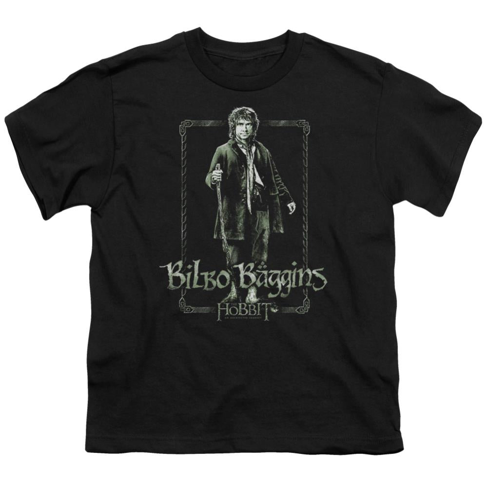 The Hobbit Bilbo Stare Youth 18/1 100% Cotton Short-Sleeve T-Shirt