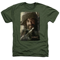 The Hobbit Bofur Men's 30/1 Heather 60 40 Poly Short-Sleeve T-Shirt