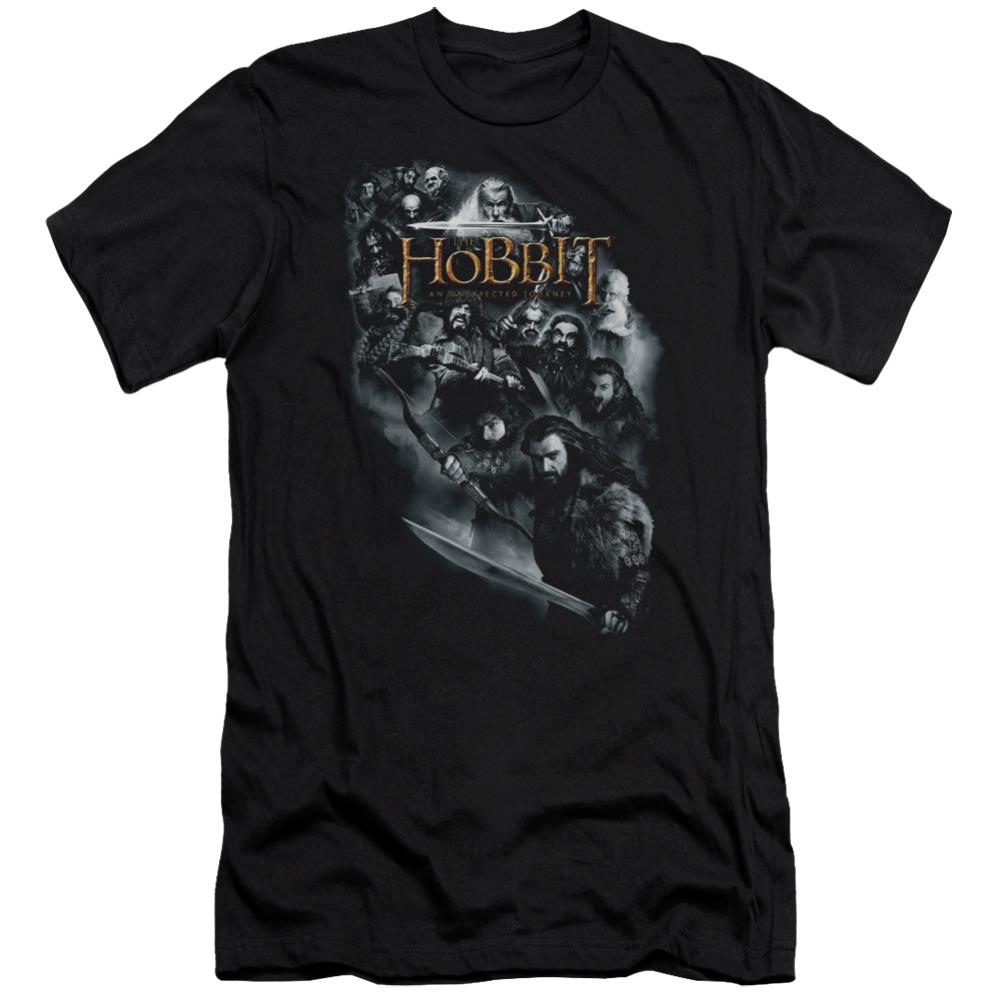 The Hobbit Cast Of Characters Men's Ultra-Soft 30/1 Cotton Slim Short-Sleeve T-Shirt