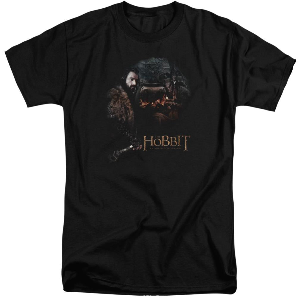 The Hobbit Cauldron Men's 18/1 Tall Cotton Short-Sleeve T-Shirt