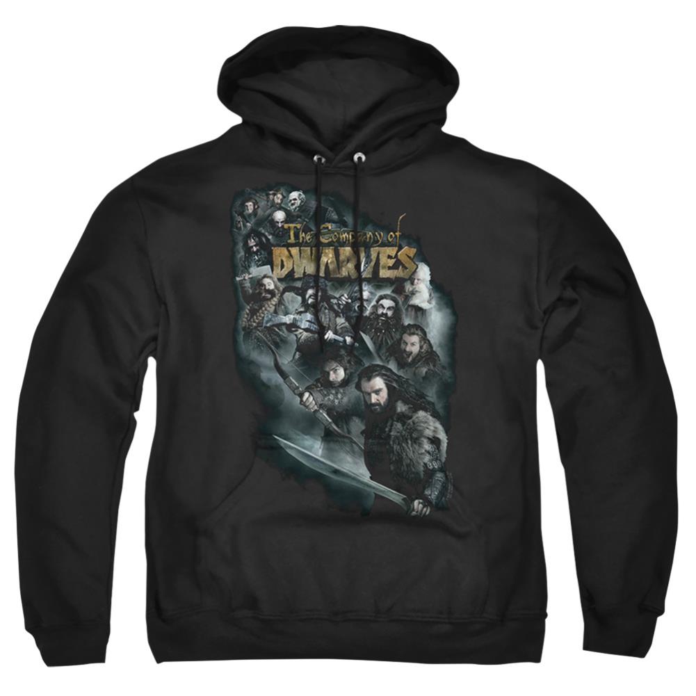 The Hobbit Company Of Dwarves Men's Pull-Over 75 25 Poly Hoodie
