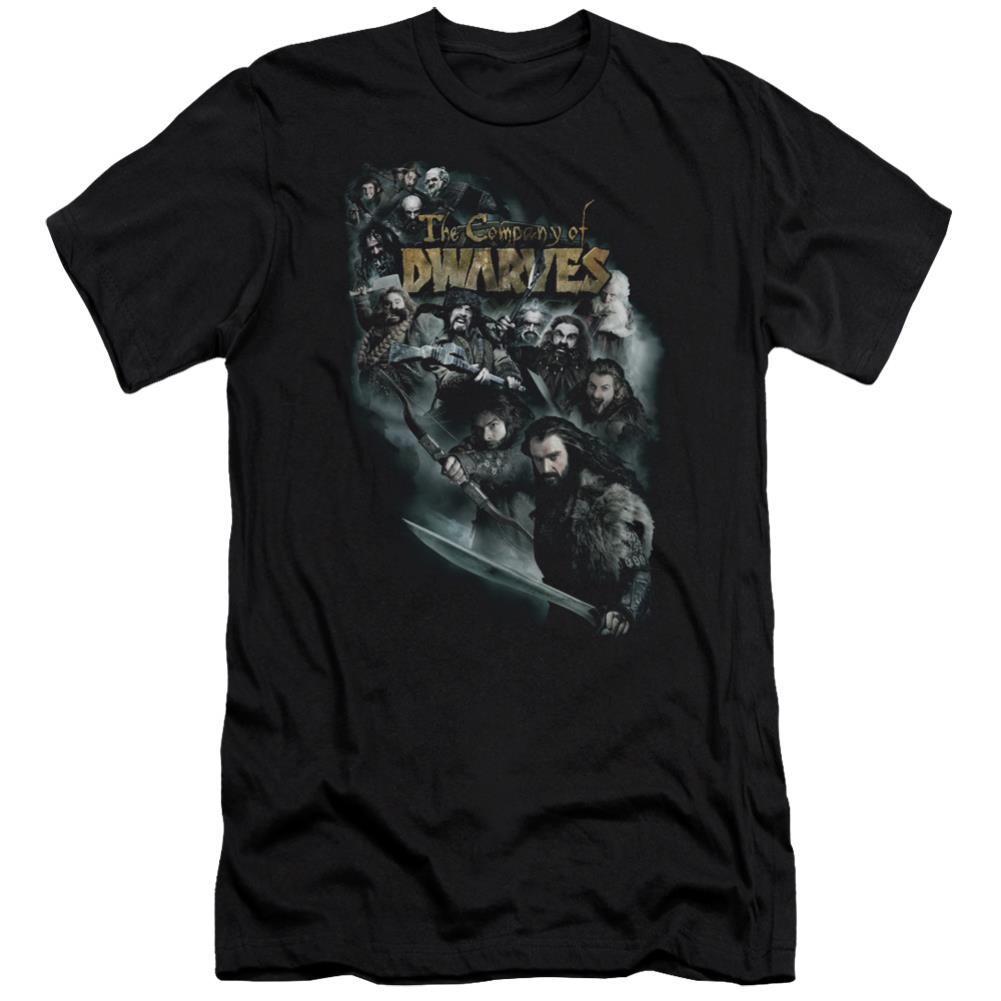 The Hobbit Company Of Dwarves Men's Ultra-Soft 30/1 Cotton Slim Short-Sleeve T-Shirt
