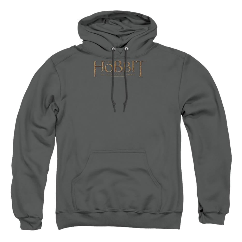 The Hobbit Distressed Logo Men's Pull-Over 75 25 Poly Hoodie