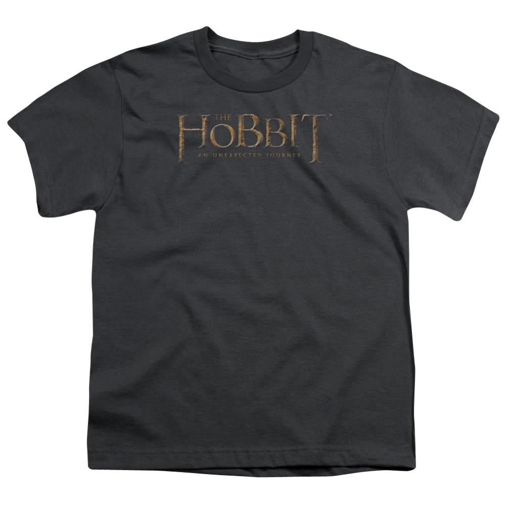The Hobbit Distressed Logo Youth 18/1 100% Cotton Short-Sleeve T-Shirt