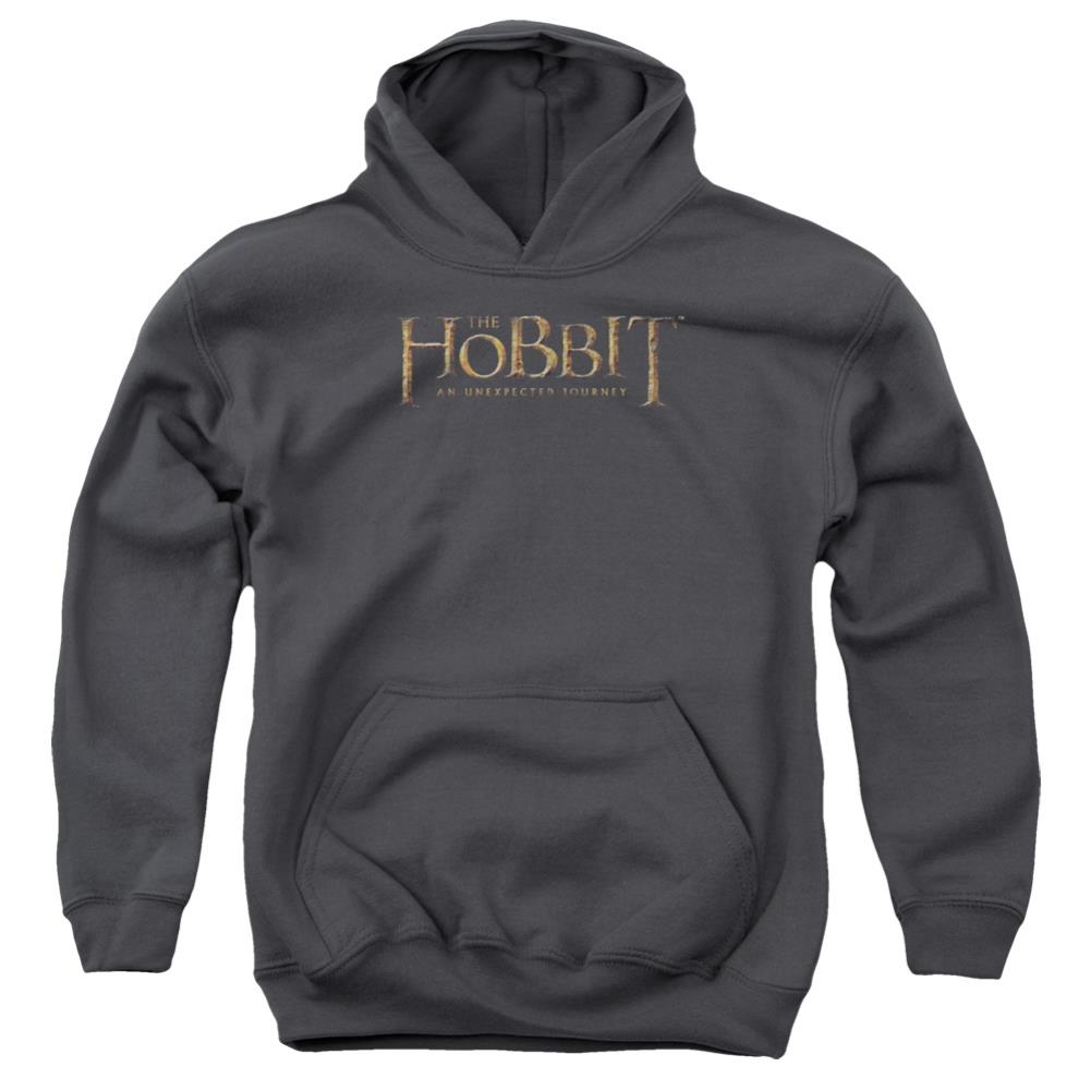 The Hobbit Distressed Logo Youth Cotton Poly Pull-Over Hoodie
