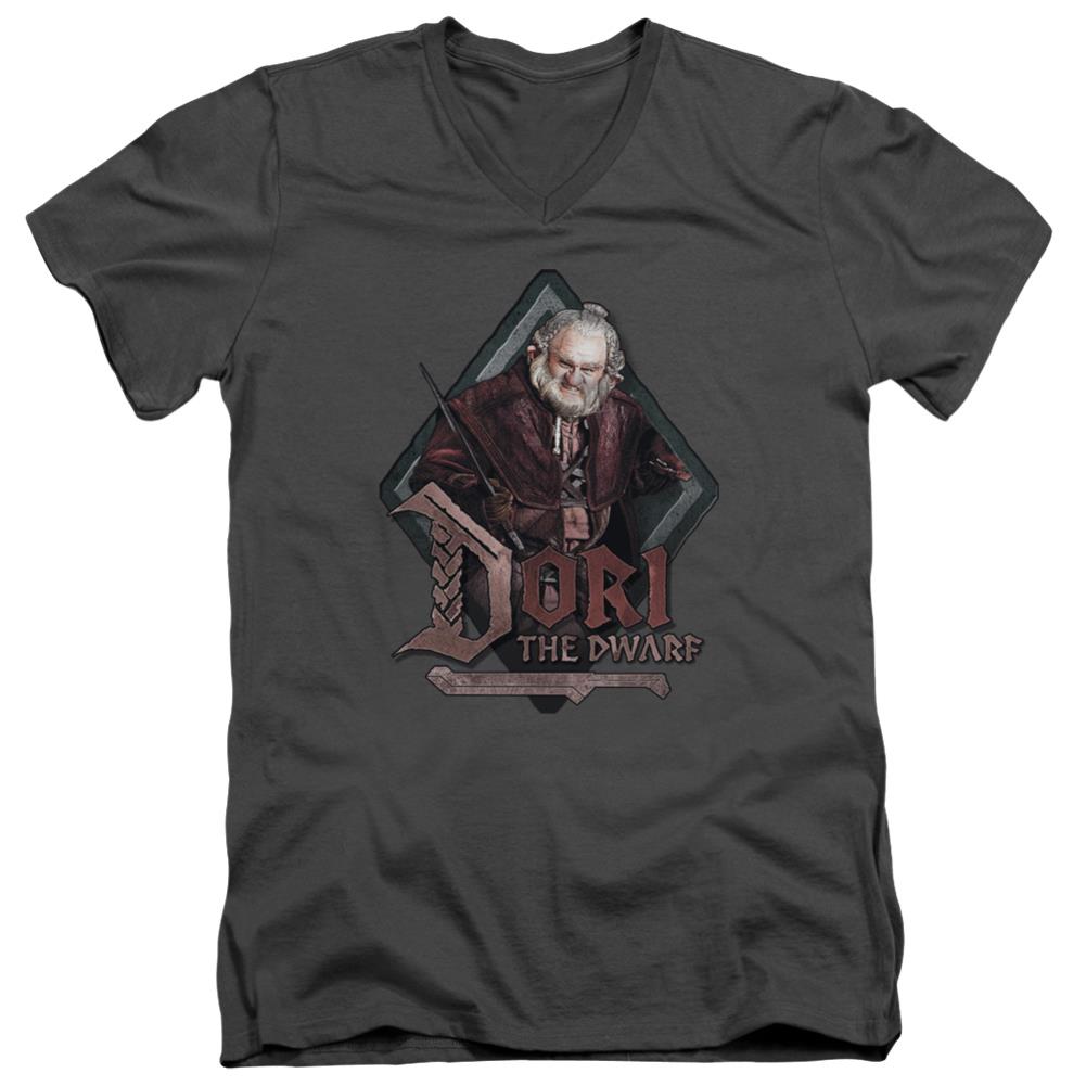 The Hobbit Dori Men's 30/1 Cotton Slim V-Neck T-Shirt