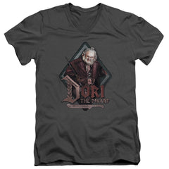 The Hobbit Dori Men's 30/1 Cotton Slim V-Neck T-Shirt