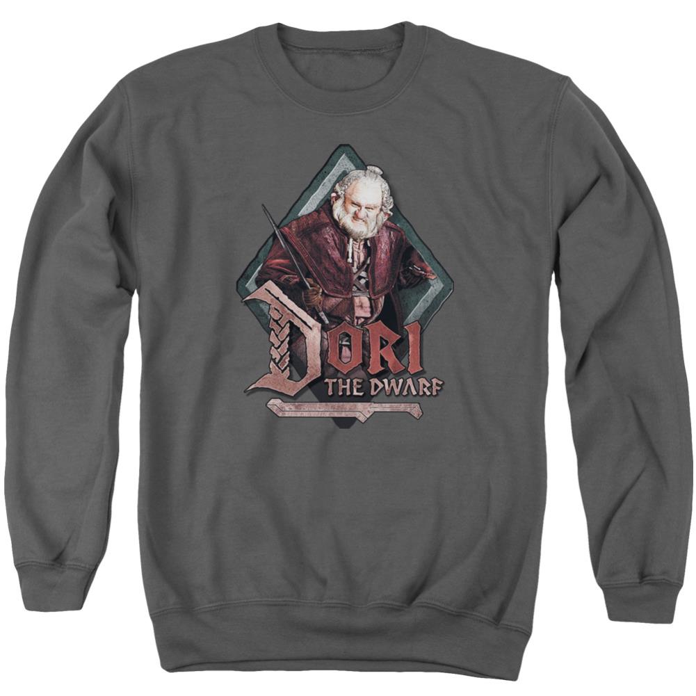 The Hobbit Dori Men's Crewneck 50 50 Poly Long-Sleeve T-Shirt