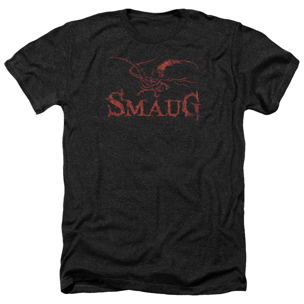 The Hobbit Dragon Men's 30/1 Heather 60 40 Poly Short-Sleeve T-Shirt