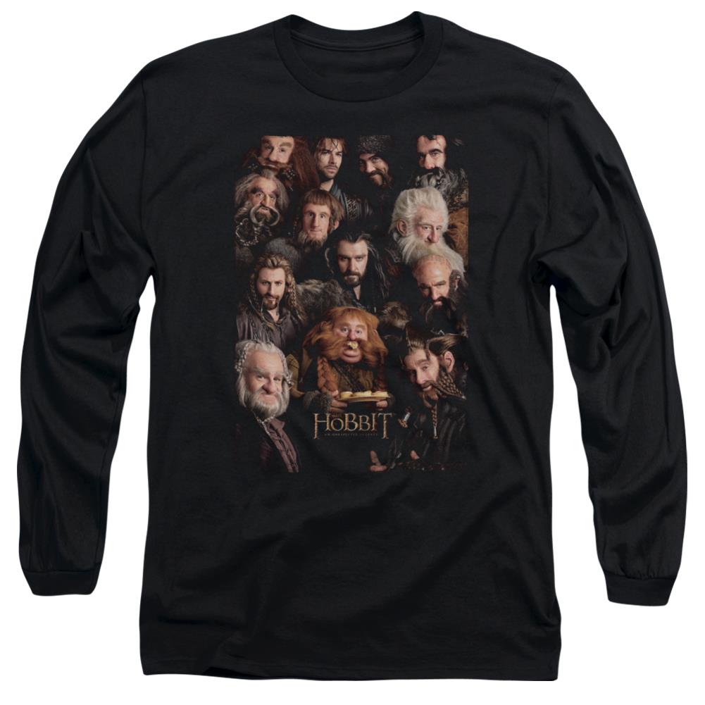 The Hobbit Dwarves Poster Men's 18/1 Cotton Long-Sleeve T-Shirt