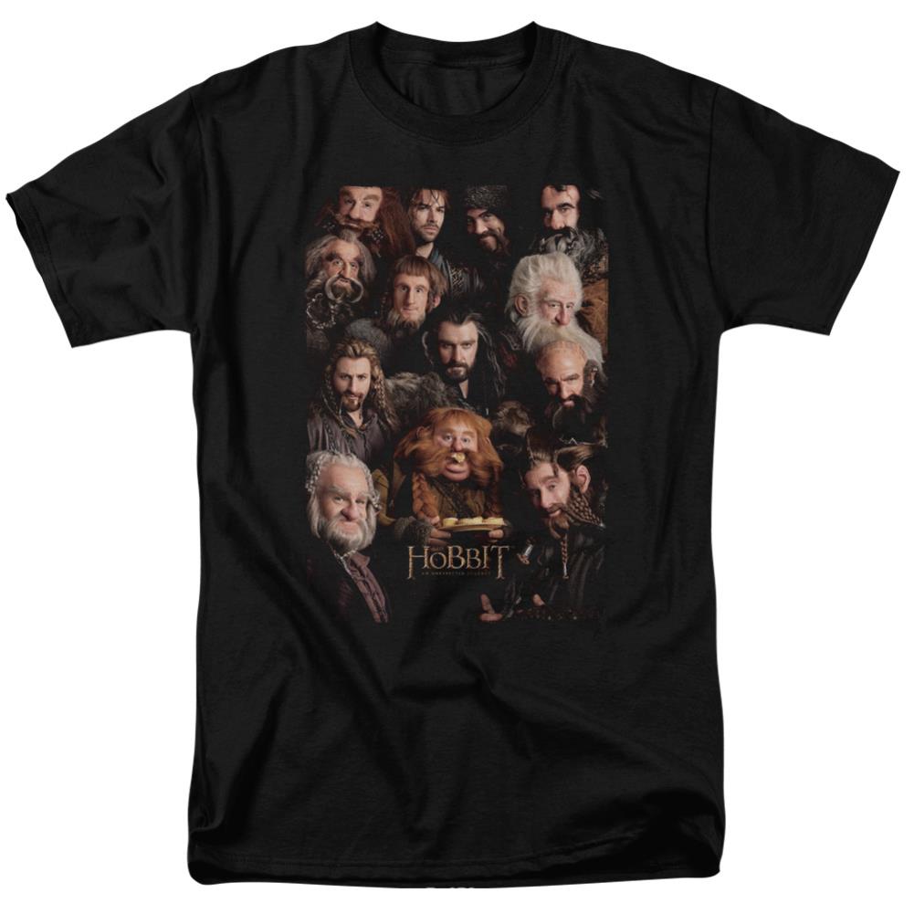 The Hobbit Dwarves Poster Men's 18/1 Cotton Short-Sleeve T-Shirt