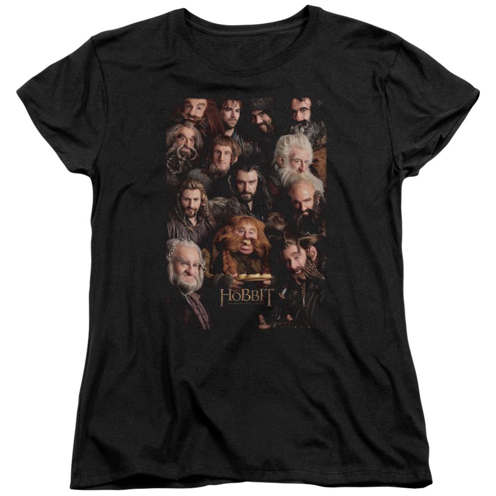 The Hobbit Dwarves Poster Women's 18/1 Cotton Short-Sleeve T-Shirt