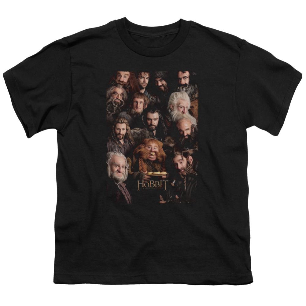 The Hobbit Dwarves Poster Youth 18/1 100% Cotton Short-Sleeve T-Shirt