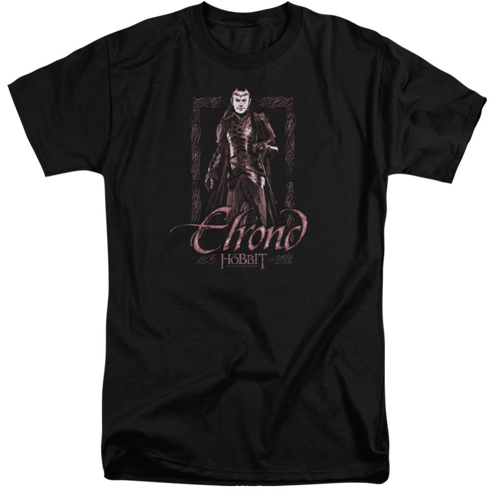 The Hobbit Elrond Stare Men's 18/1 Tall Cotton Short-Sleeve T-Shirt