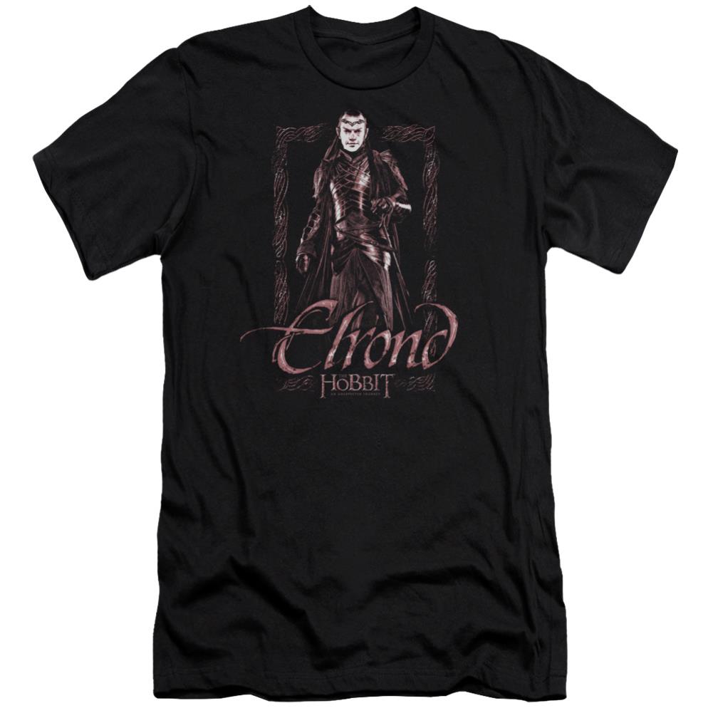 The Hobbit Elrond Stare Men's Ultra-Soft 30/1 Cotton Slim Short-Sleeve T-Shirt