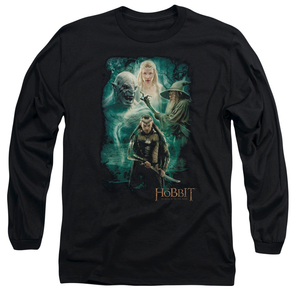 The Hobbit Elronds Crew Men's 18/1 Cotton Long-Sleeve T-Shirt