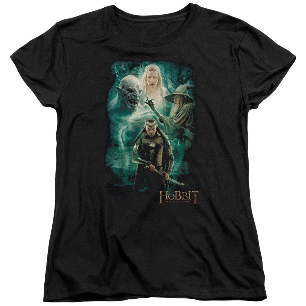 The Hobbit Elronds Crew Women's 18/1 Cotton Short-Sleeve T-Shirt