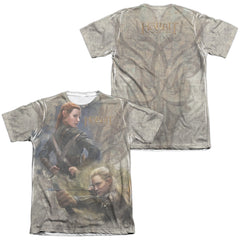 The Hobbit Elves (Front & Back Print) Men's Regular Fit Poly Cotton Short-Sleeve T-Shirt