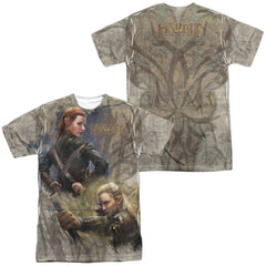 The Hobbit Elves (Front & Back Print) Men's Regular Fit Polyester Short-Sleeve T-Shirt