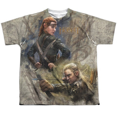 The Hobbit Elves Youth Regular Fit Poly Short-Sleeve T-Shirt