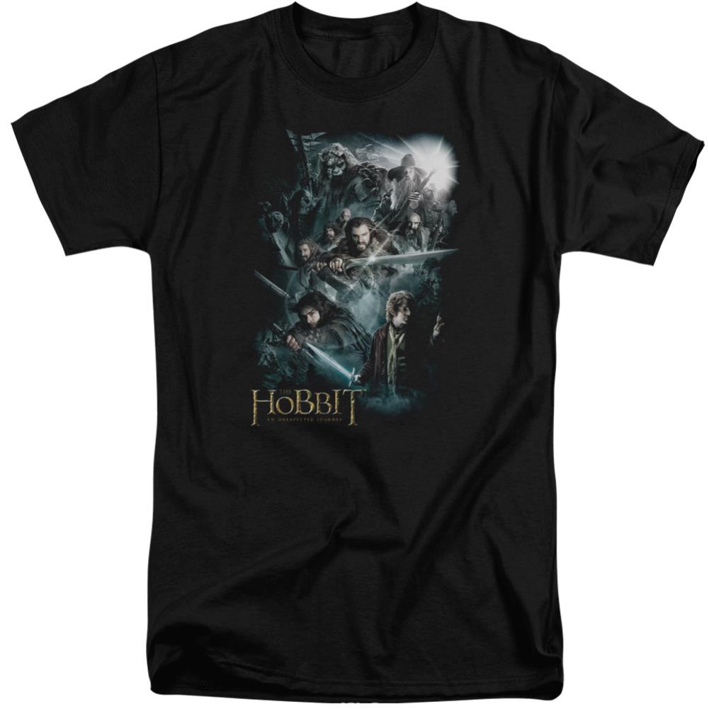 The Hobbit Epic Adventure Men's 18/1 Tall Cotton Short-Sleeve T-Shirt