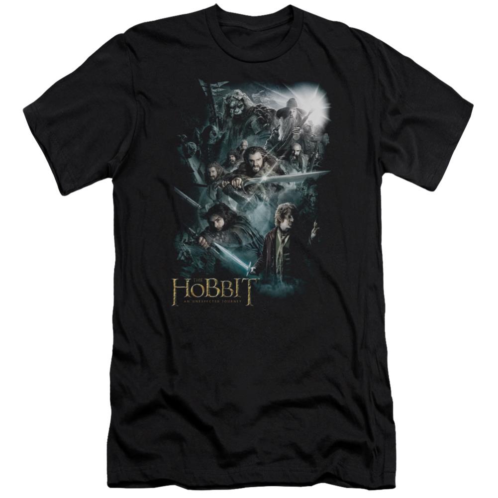 The Hobbit Epic Adventure Men's Ultra-Soft 30/1 Cotton Slim Short-Sleeve T-Shirt
