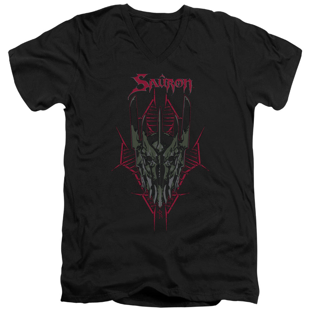 The Hobbit Evils Helm Men's 30/1 Cotton Slim V-Neck T-Shirt