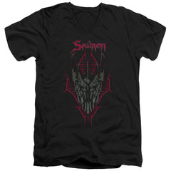 The Hobbit Evils Helm Men's 30/1 Cotton Slim V-Neck T-Shirt