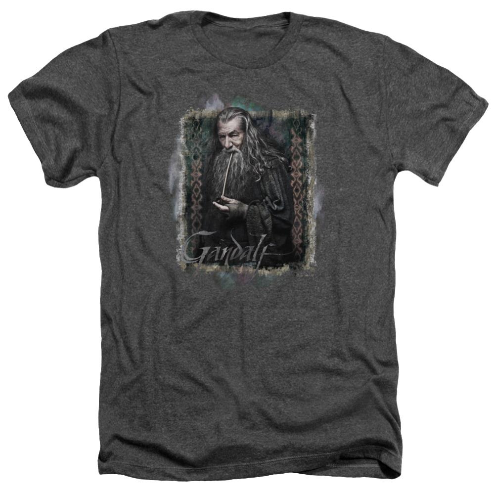 The Hobbit Gandalf Men's 30/1 Heather 60 40 Poly Short-Sleeve T-Shirt