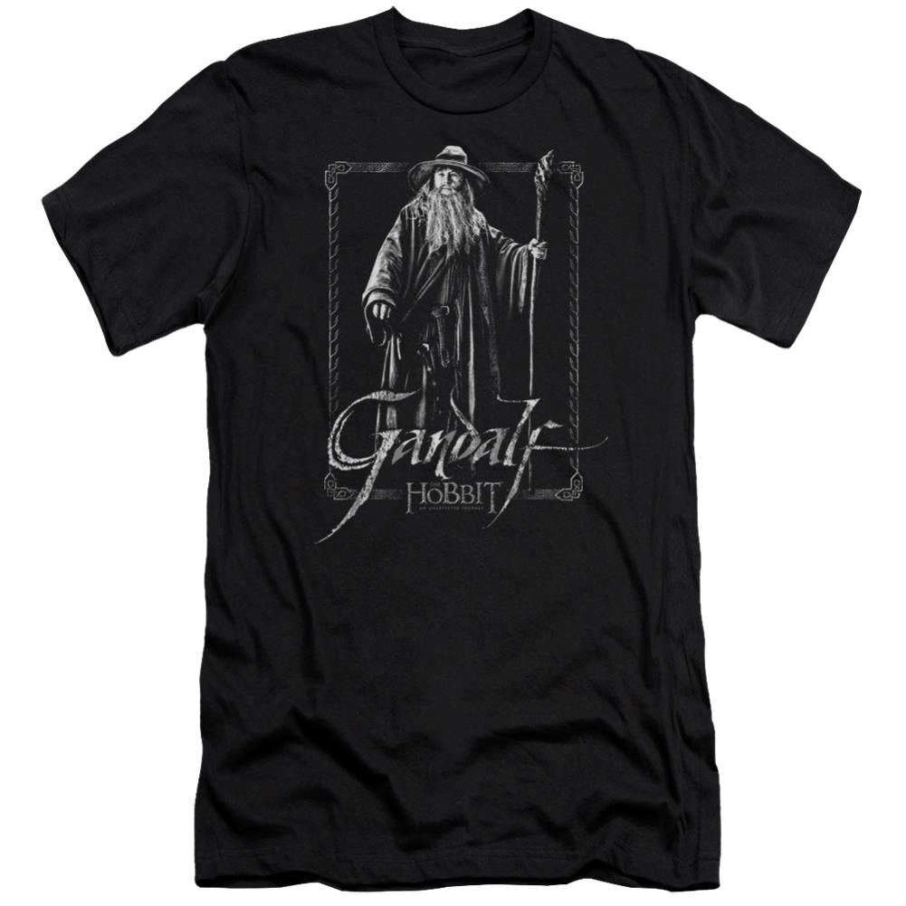 The Hobbit Gandalf Stare Men's Ultra-Soft 30/1 Cotton Slim Short-Sleeve T-Shirt