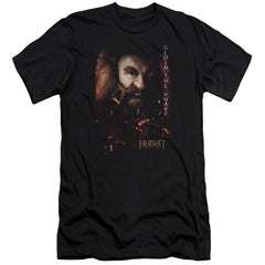 The Hobbit Gloin Poster Men's Ultra-Soft 30/1 Cotton Slim Short-Sleeve T-Shirt