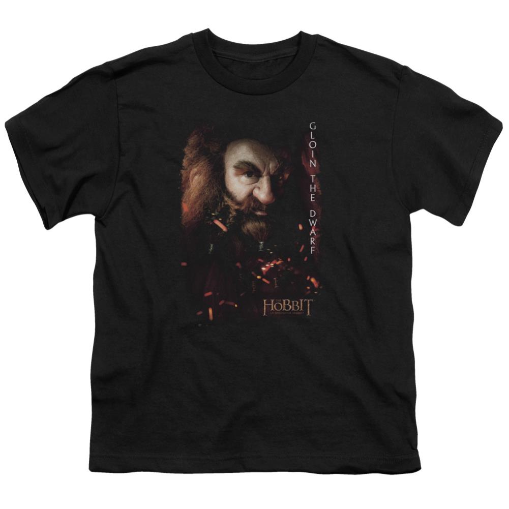 The Hobbit Gloin Poster Youth 18/1 100% Cotton Short-Sleeve T-Shirt