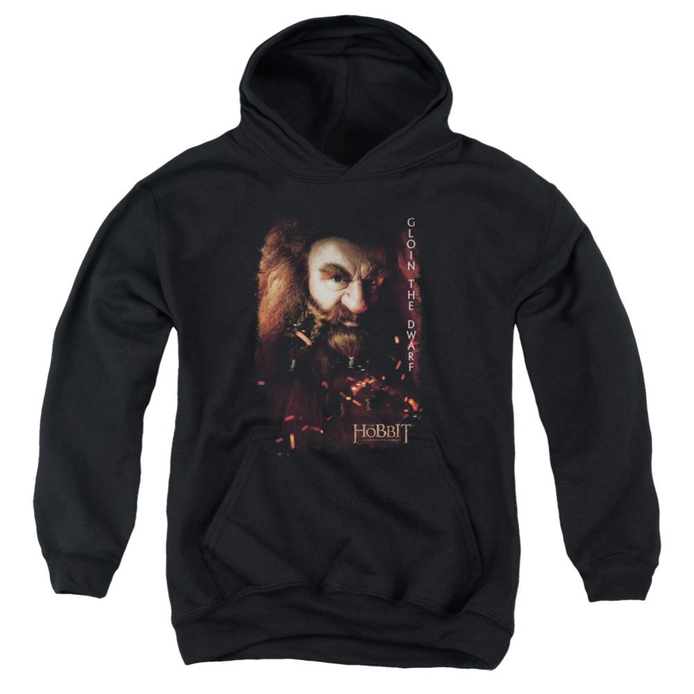 The Hobbit Gloin Poster Youth Cotton Poly Pull-Over Hoodie