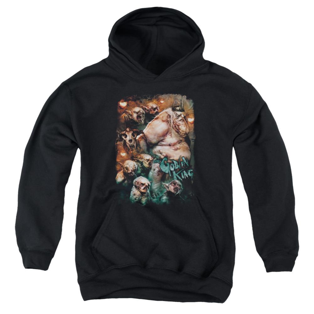 The Hobbit Goblin King Youth Cotton Poly Pull-Over Hoodie