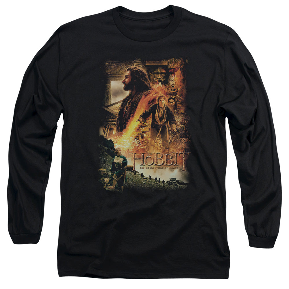 The Hobbit Golden Chamber Men's 18/1 Cotton Long-Sleeve T-Shirt