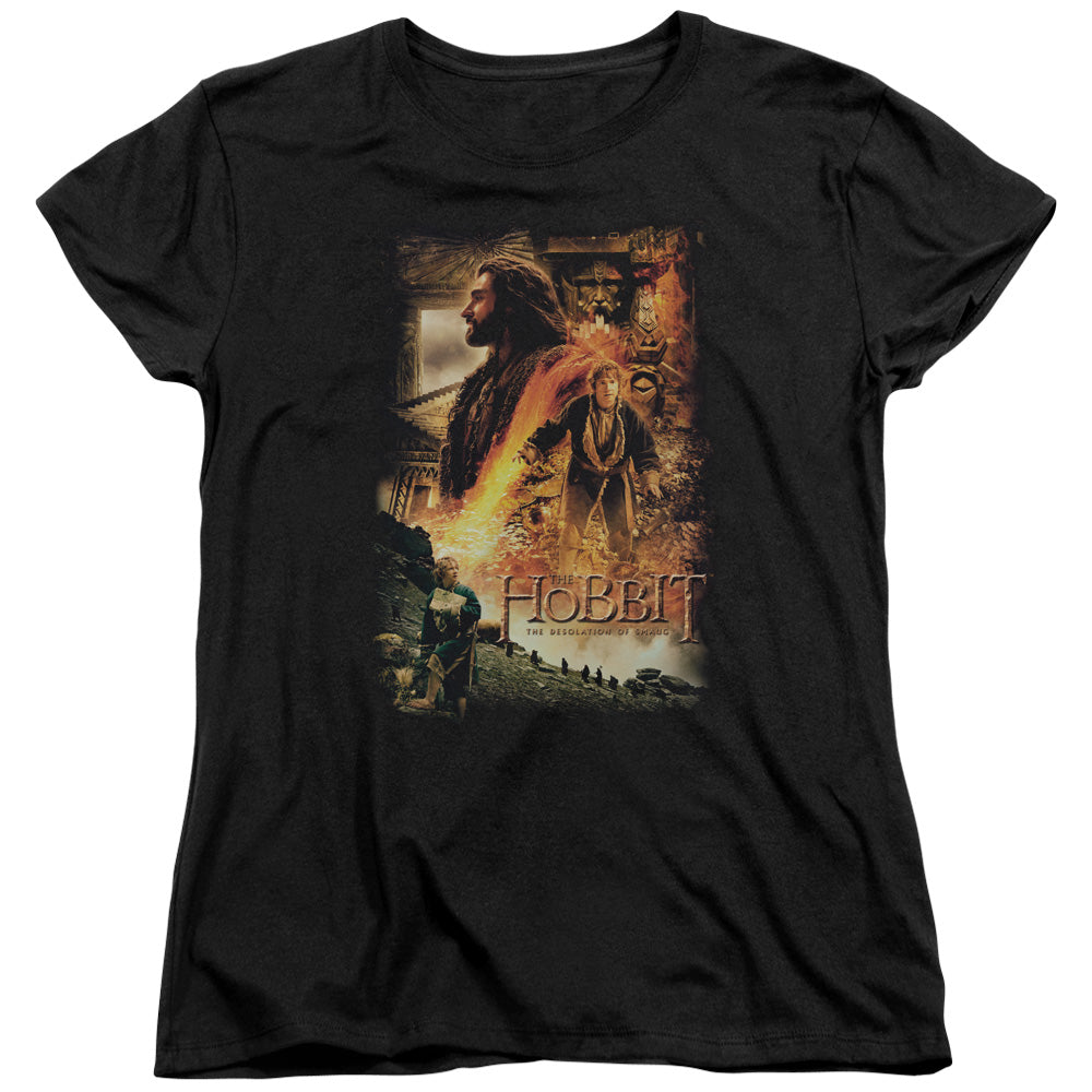 The Hobbit Golden Chamber Women's 18/1 Cotton Short-Sleeve T-Shirt