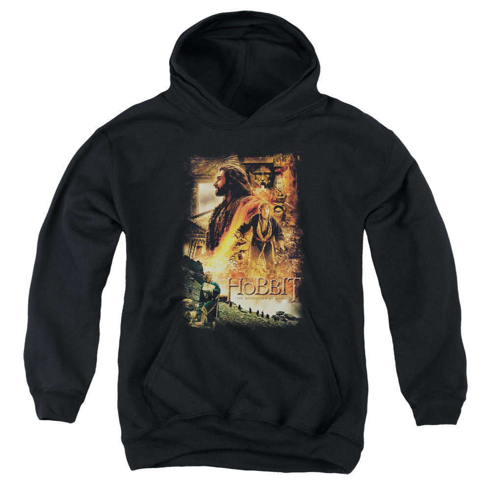 The Hobbit Golden Chamber Youth Cotton Poly Pull-Over Hoodie