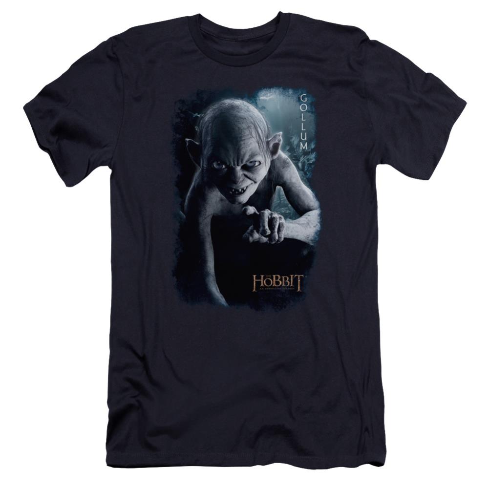 The Hobbit Gollum Poster Men's Ultra-Soft 30/1 Cotton Slim Short-Sleeve T-Shirt
