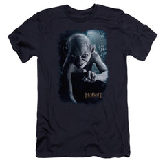 The Hobbit Gollum Poster Men's Ultra-Soft 30/1 Cotton Slim Short-Sleeve T-Shirt