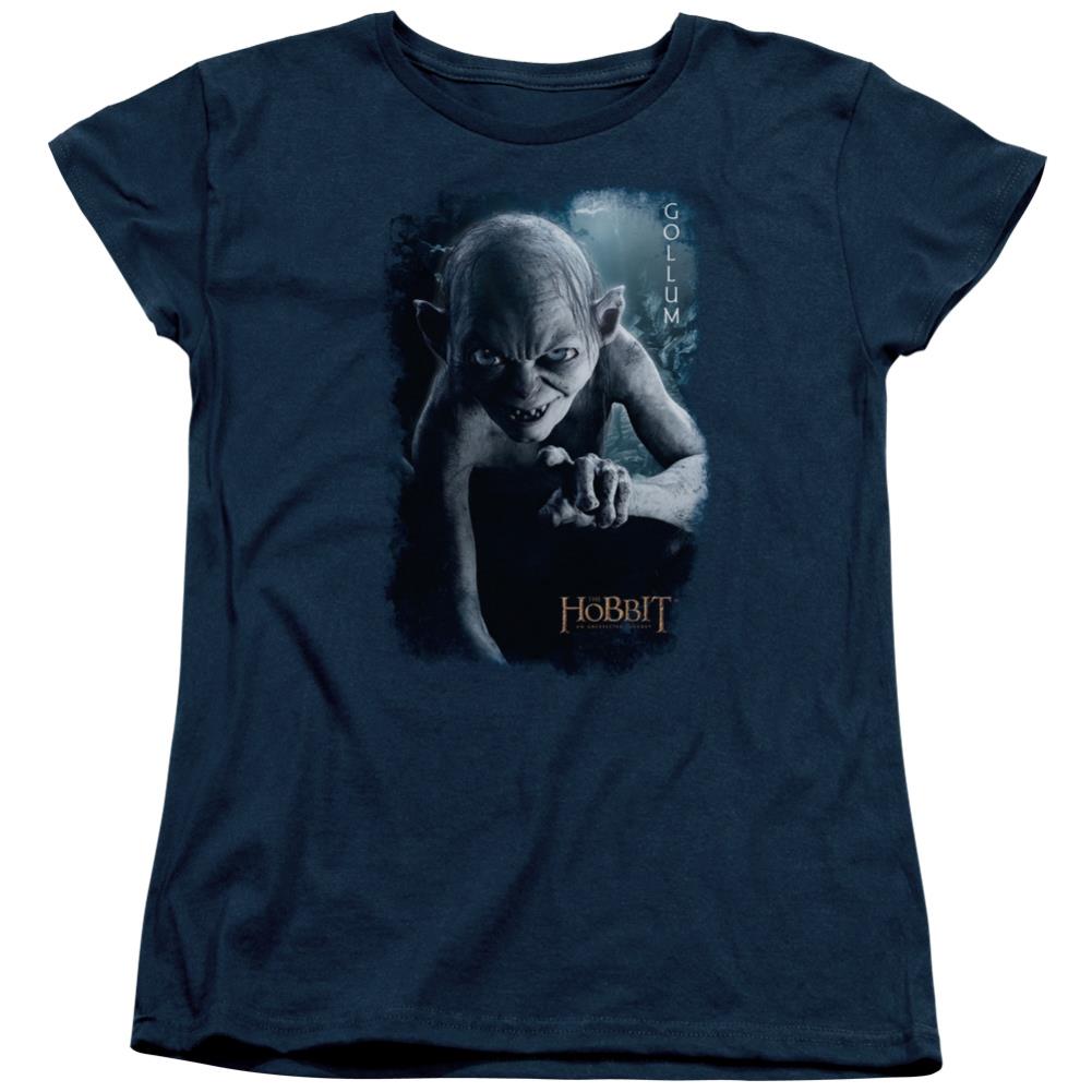 The Hobbit Gollum Poster Women's 18/1 Cotton Short-Sleeve T-Shirt