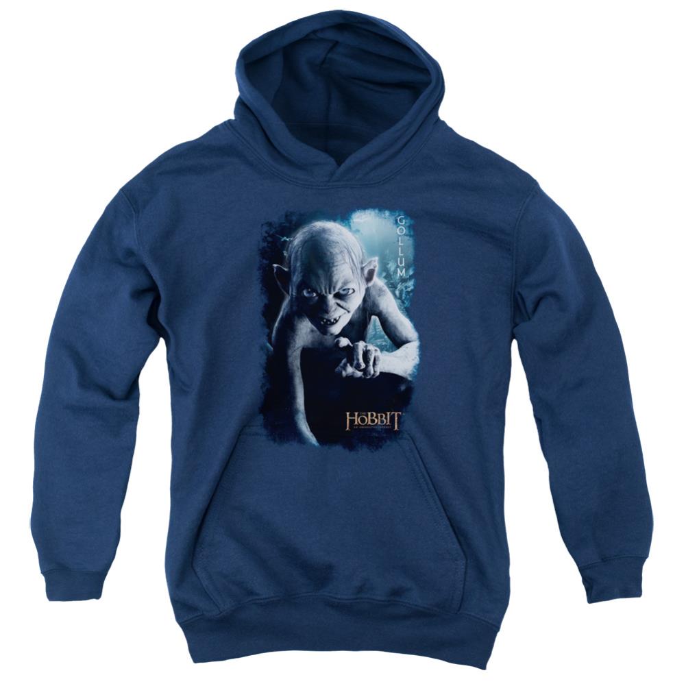 The Hobbit Gollum Poster Youth Cotton Poly Pull-Over Hoodie