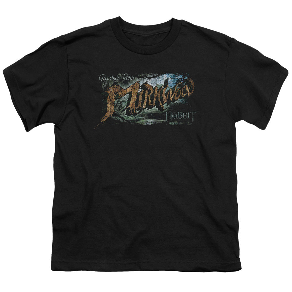 The Hobbit Greetings From Mirkwood Youth 18/1 100% Cotton Short-Sleeve T-Shirt