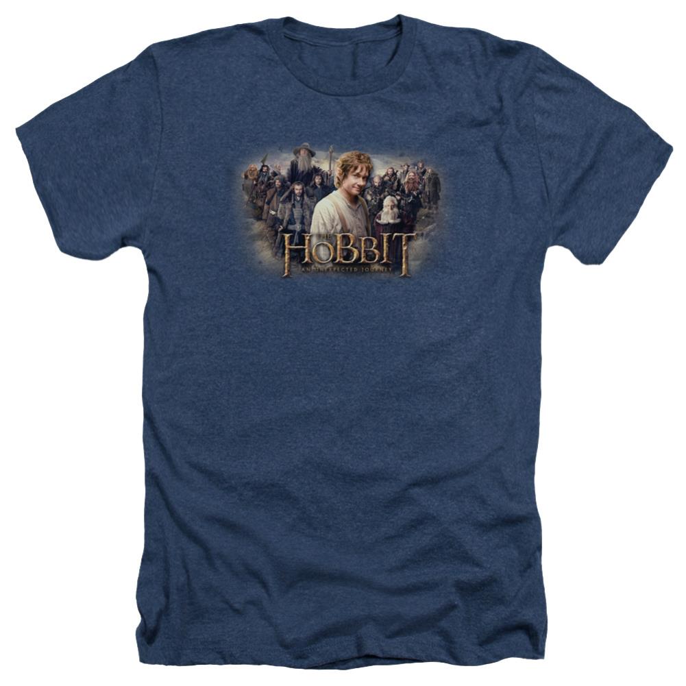 The Hobbit Hobbit Rally Men's 30/1 Heather 60 40 Poly Short-Sleeve T-Shirt