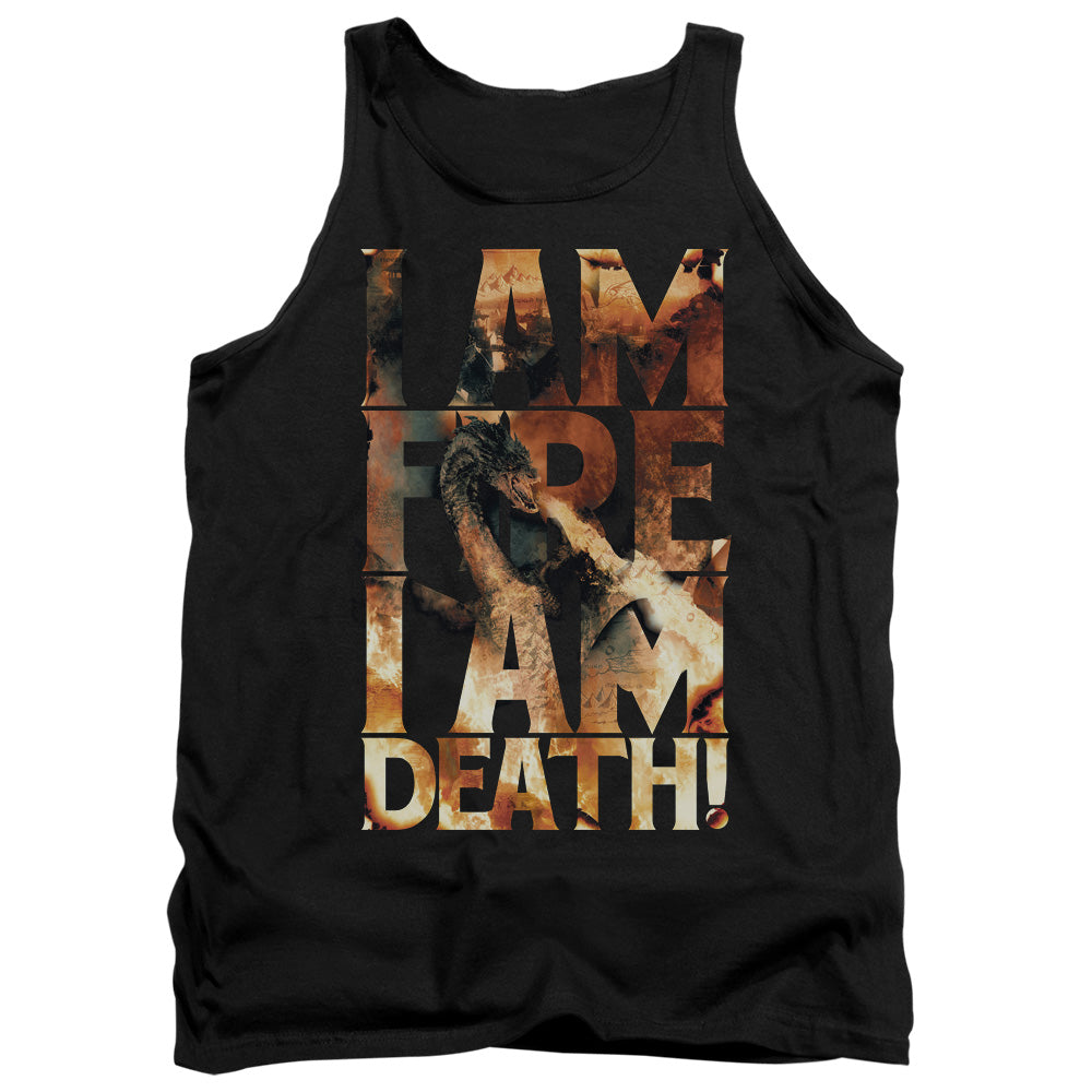 The Hobbit I Am Fire Men's 18/1 Cotton Tank Top