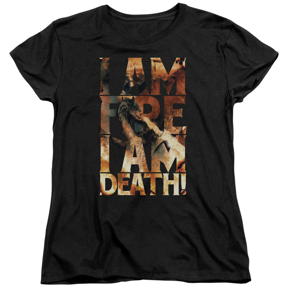 The Hobbit I Am Fire Women's 18/1 Cotton Short-Sleeve T-Shirt