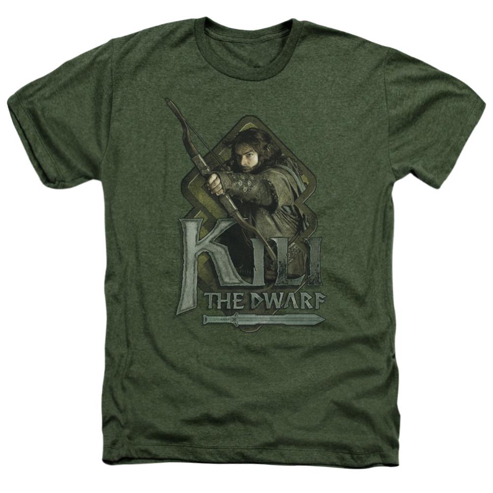 The Hobbit Kili Men's 30/1 Heather 60 40 Poly Short-Sleeve T-Shirt