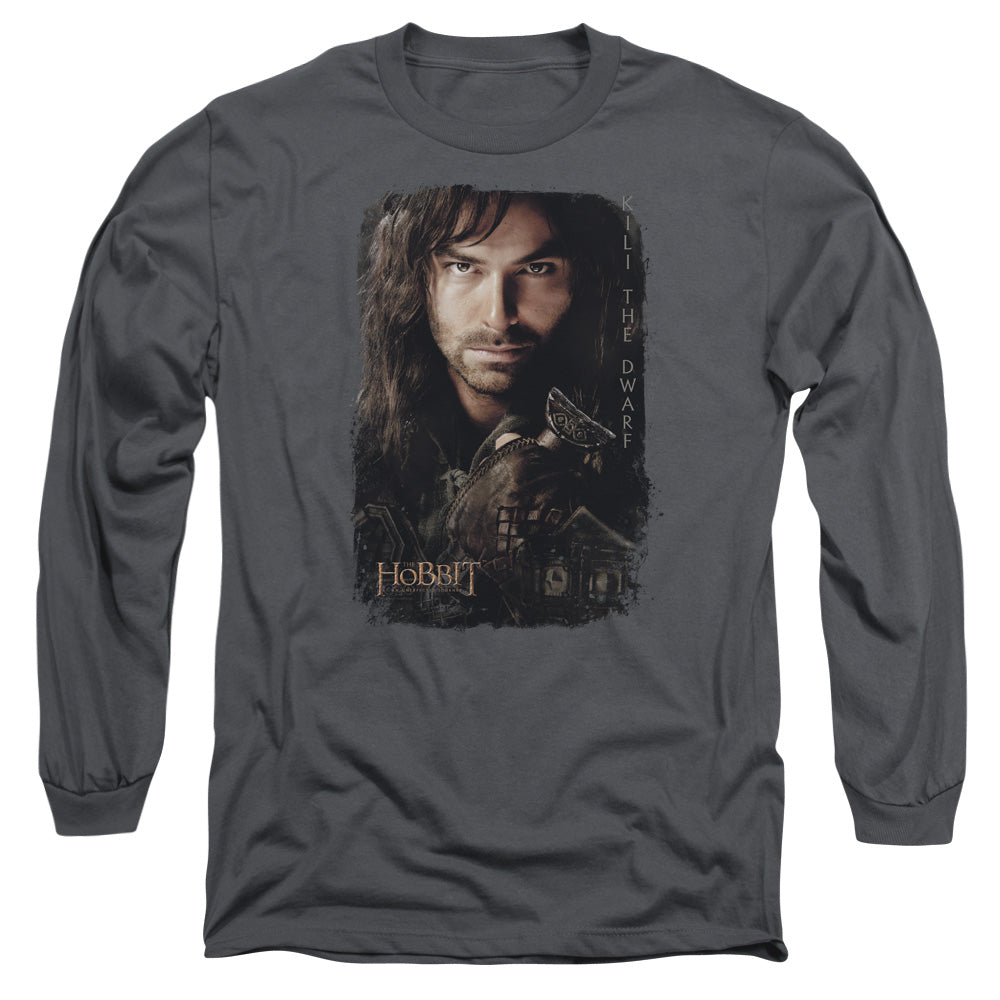The Hobbit Kili Poster Men's 18/1 Cotton Long-Sleeve T-Shirt